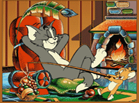 Ковер с котятами детский Том и Джерри 448