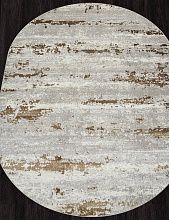 Ковер PALERMO F298 GRAY-GREEN Овал