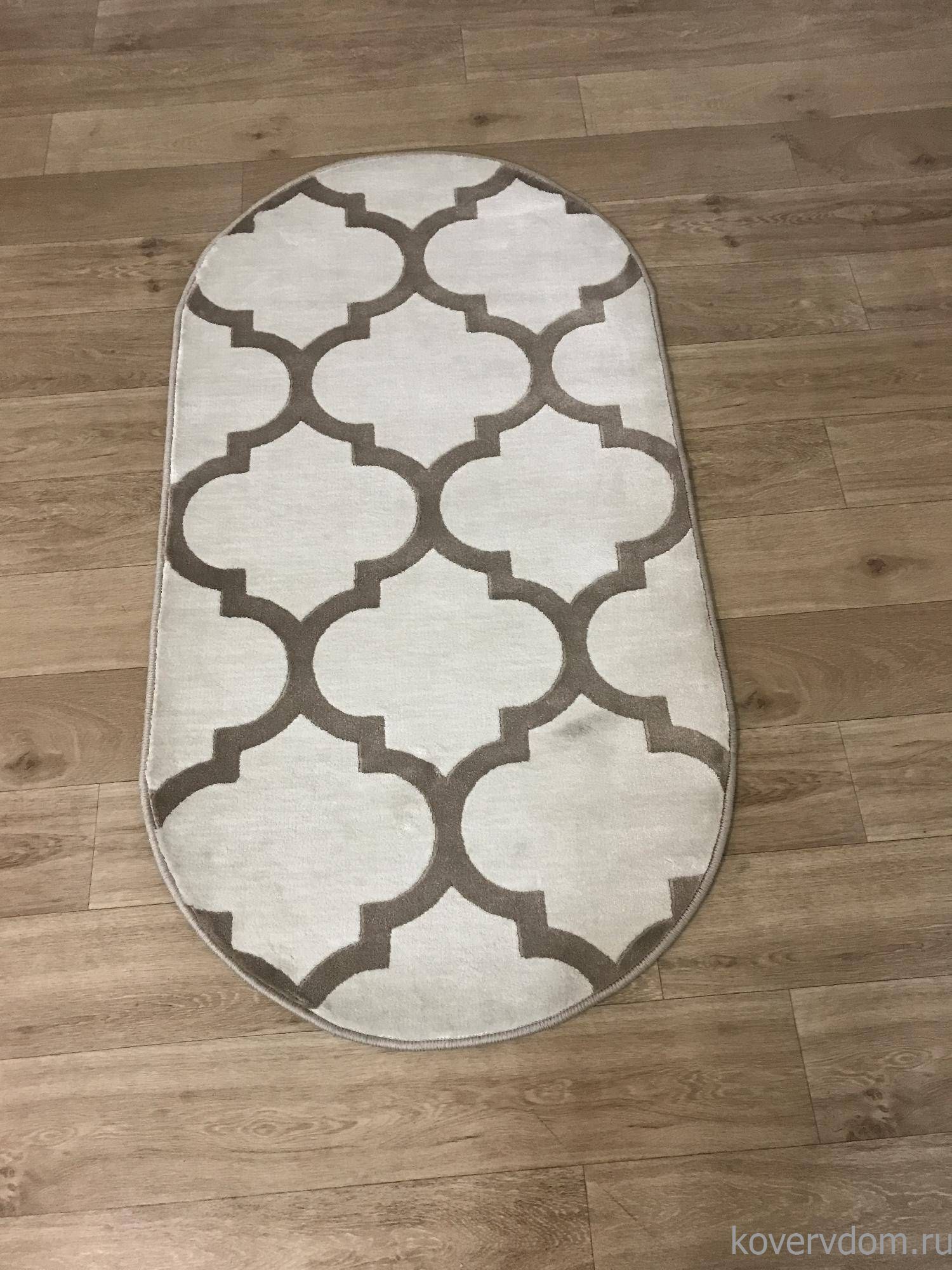 Ковер MEGA CARVING d422 CREAM Овал