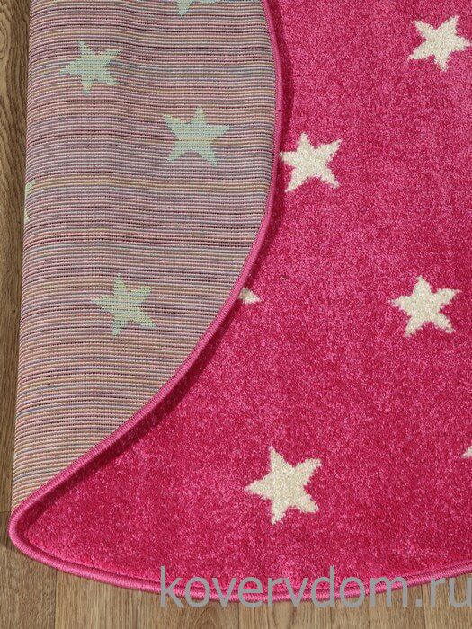 Ковер детский FUNKY TOP STARF pink ROUND