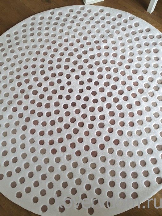 Ковер ручной работы GRADIENT BEIGE круг