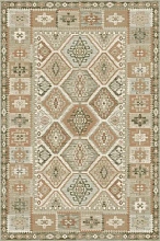 Ковер с геометрическим рисунком из вискозы Livante 27090 6959