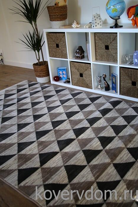 Высокоплотный ковер Скандинавия 52330-80