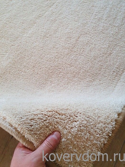 Однотонный ковер микрофибра для дома и офиса Mere Vel 33