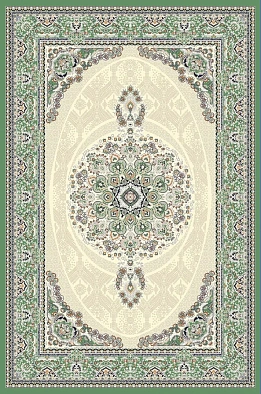 Ковер Amira 4923A D.Blue-L.Grey (зелёный)