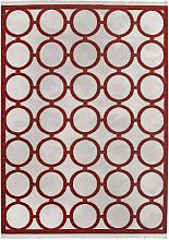 Ковер из Турции с длинным ворсом SARDES TRUVA 08421R RED / RED