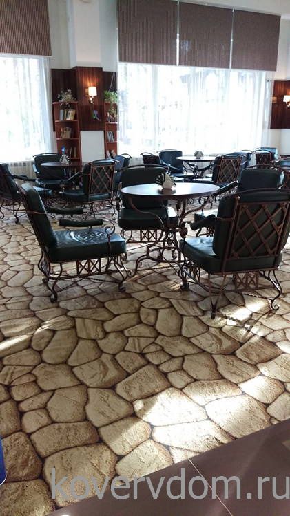 Полушерстяной 3D ковер CAMELOT