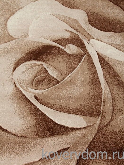 Шерстяной рельефный ковер Hunnu Relief 6A973 127S