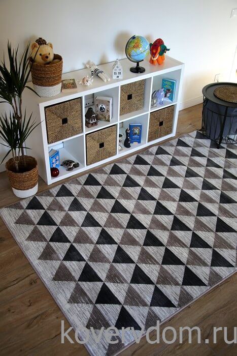 Высокоплотный ковер Скандинавия 52330-80