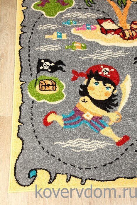 Ковер детский FUNKY PIR grey