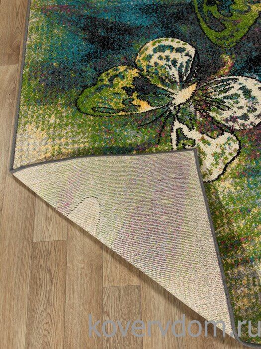 Ковер детский Бабочки FUNKY TOP FRU graphite