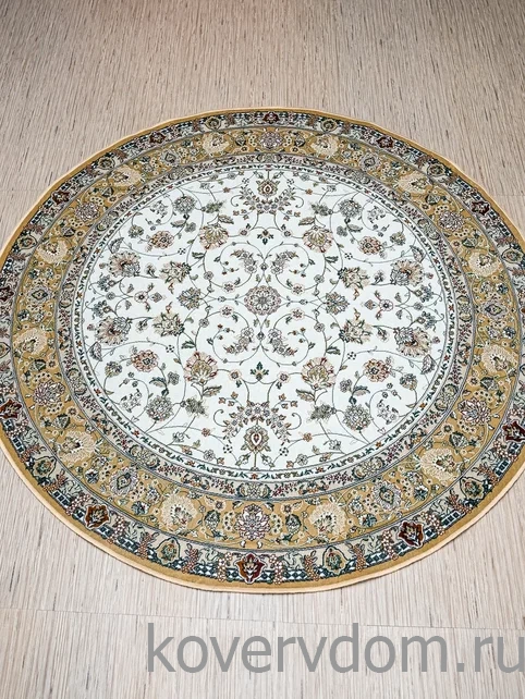 Ковер из вискозы и хлопка Royal Palace 14295 6121 КРУГ