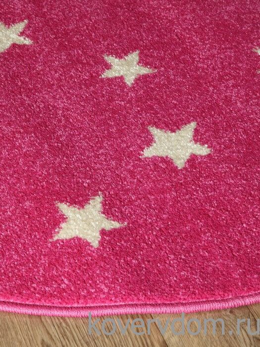 Ковер детский FUNKY TOP STARF pink ROUND