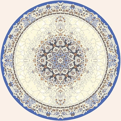 Ковер Amira 4922A D.Blue-D.Blue Круг