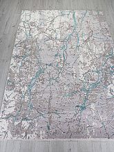 Ковер бирюзовый COBALT MP27 GRAY