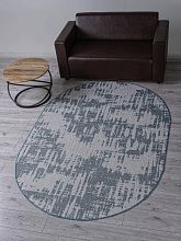 Пушистый ковер KAIR S144 BLUE Овал