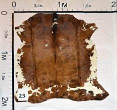 Меховой ковер из Италии-шкура ТРИКОЛОР BIG 23