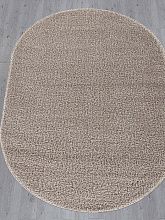 Ковер длинноворсовый бежевый MAKAO S600 BEIGE Овал