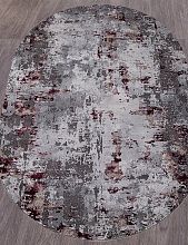 Овальный ковер розовый GRAND 23319 950 GREY / PURPLE Овал