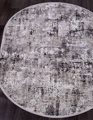 Ковер ROXANNE 17105 L.GREY / D.GREY Овал