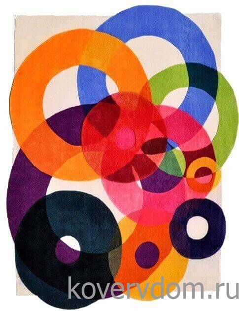 Ковер ручной работы ROUNDS акрил