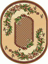 Ковер Агат 101-01 ОВАЛ 