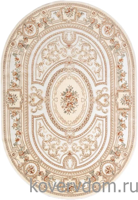 Рельефный ковер из вискозы GENOVA 38028 6262 60 ОВАЛ