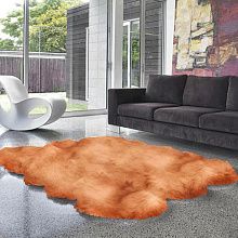 Овчина высокоплотная (накидка/ковер Bowron) ШЕСТЕРНАЯ закат