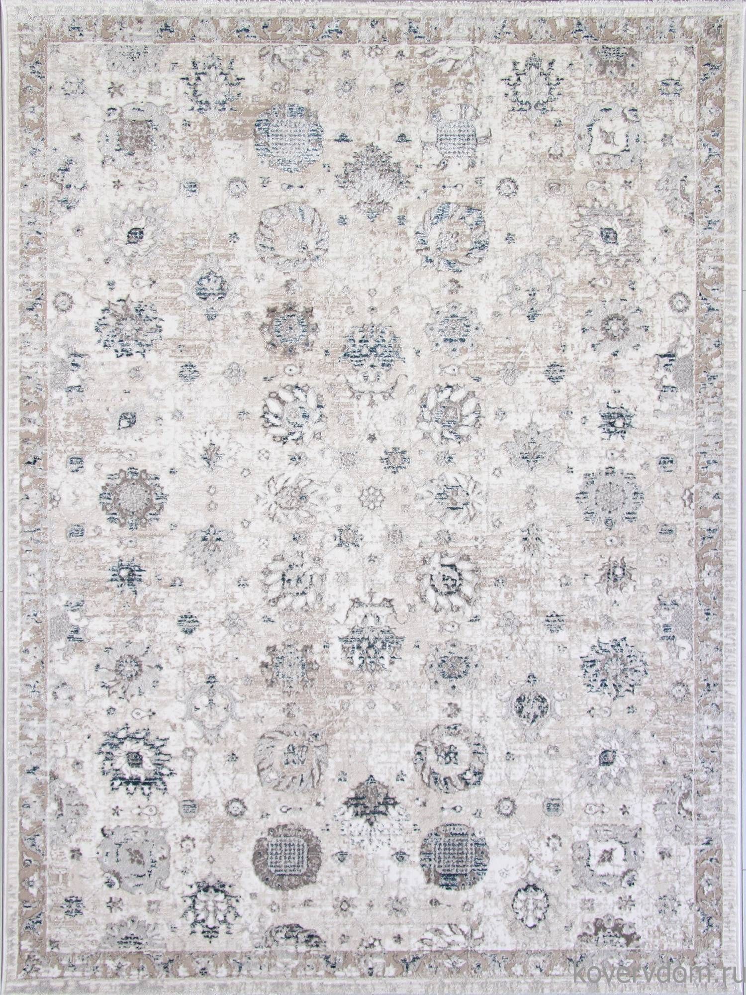 Ковер LILY 9312A S.WHITE / P.BLUE