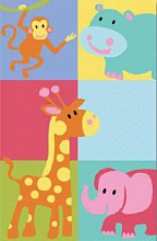 Ковер из Германии детский ручной работы Ki You BC-1365-01