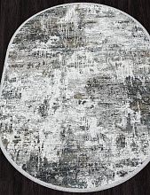 Пушистый ковер LORENZO C269AJ GREY / BLUE Овал