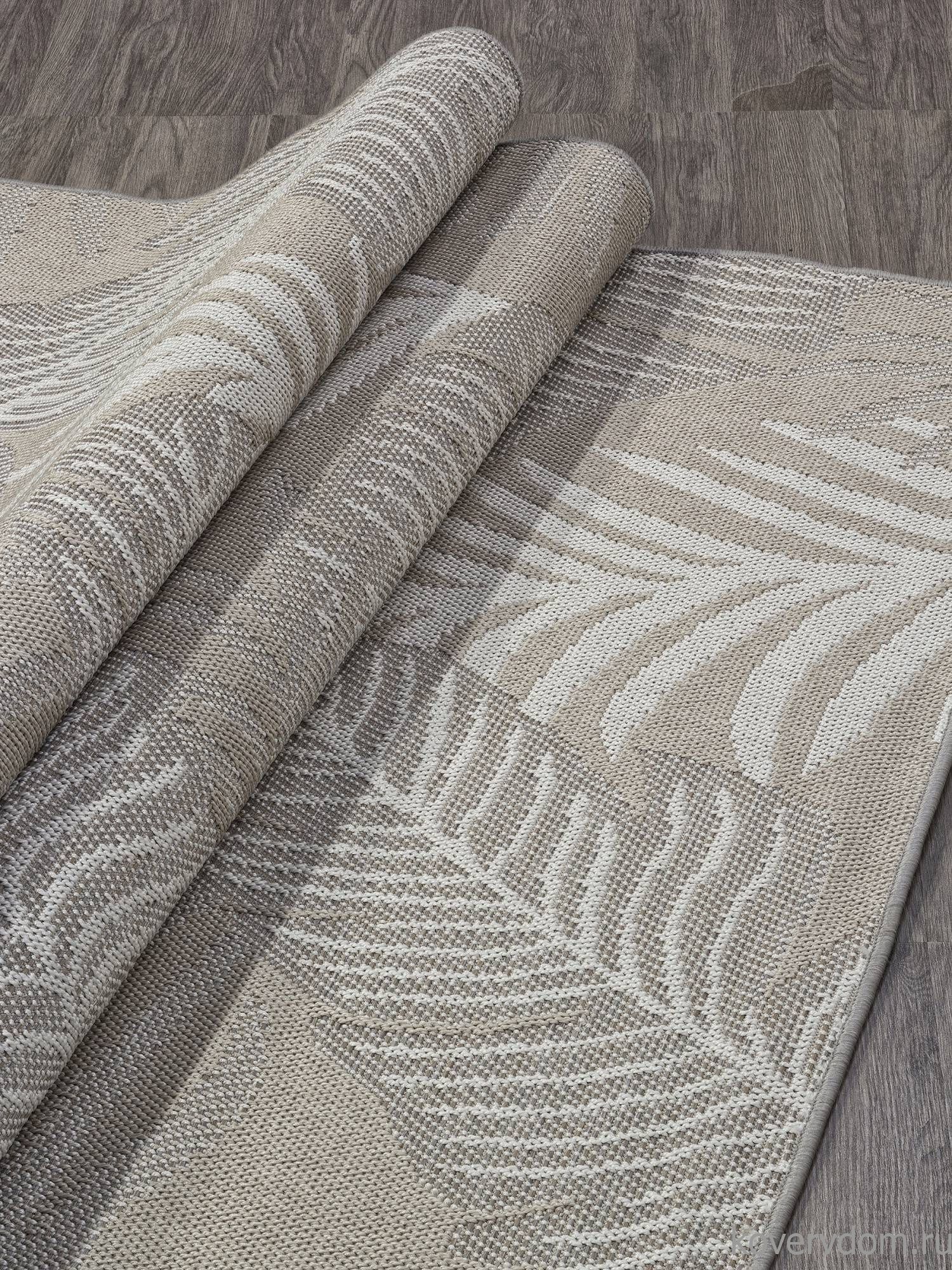 Ковер-циновка INDIGO S132 D.GRAY-BLACK