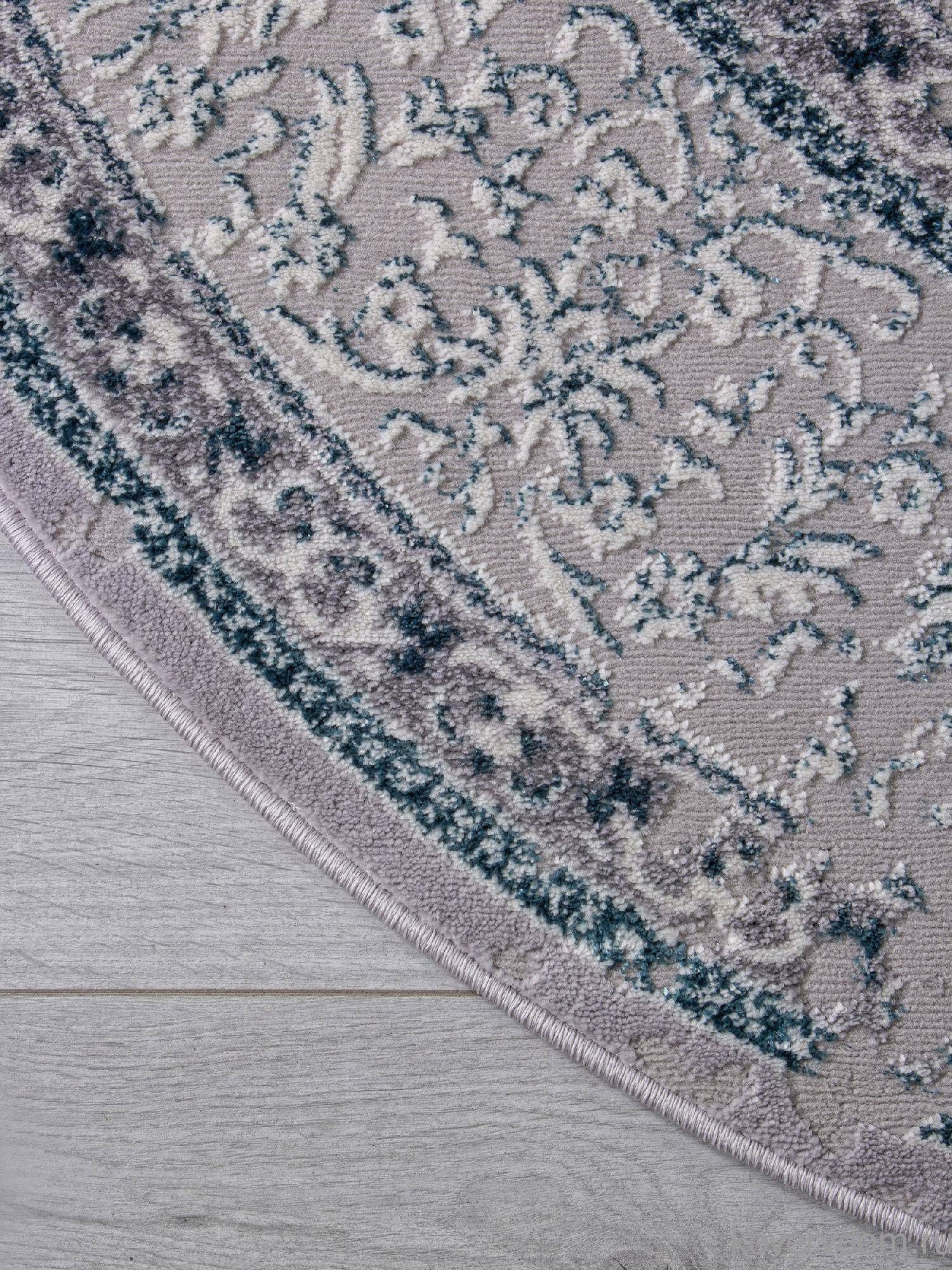 Ковер PALERMO F294 GRAY Овал