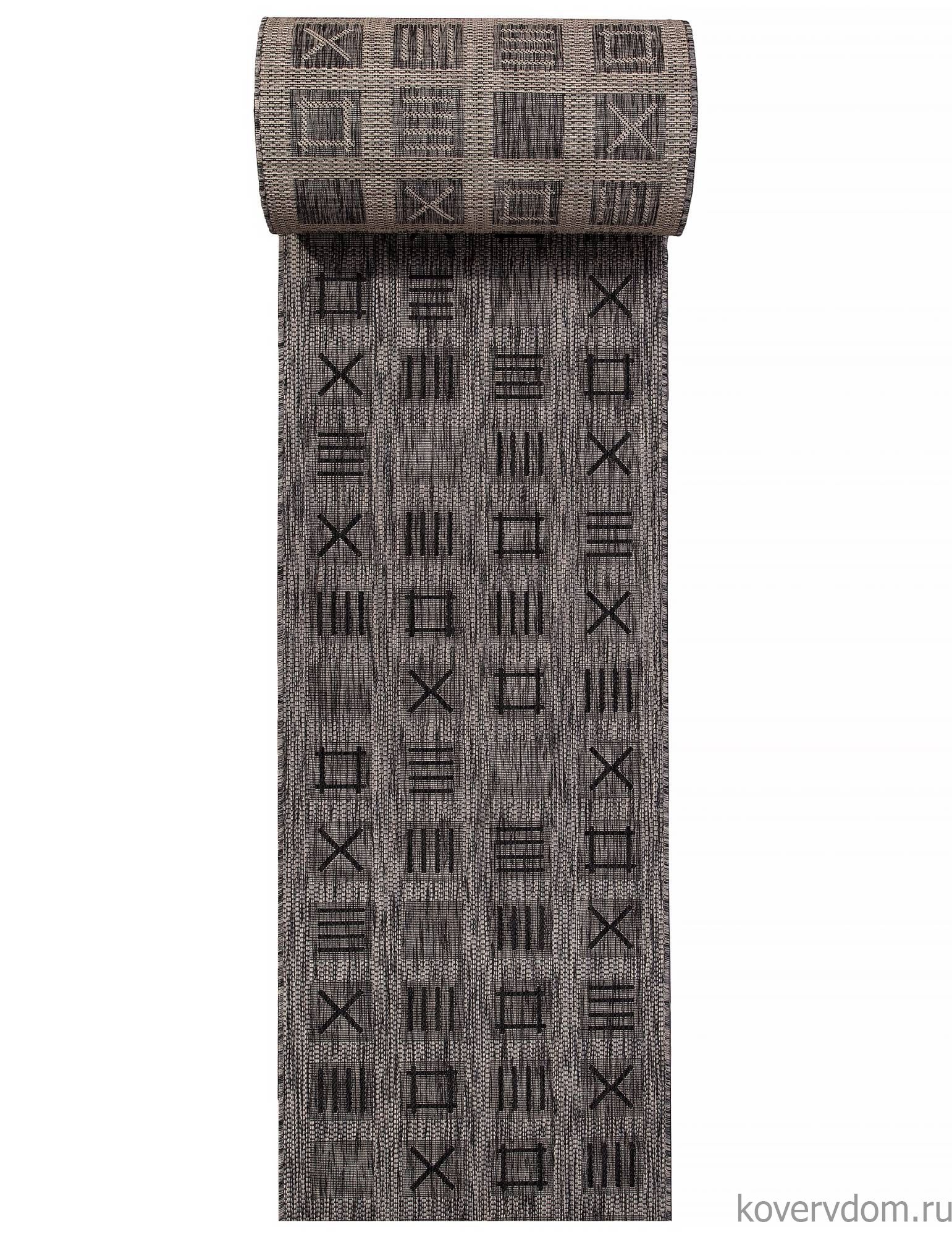 Ковровая дорожка VEGAS S003 D.GRAY-BLACK