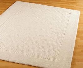 Однотонный ковер бежевый Charleston Ivory