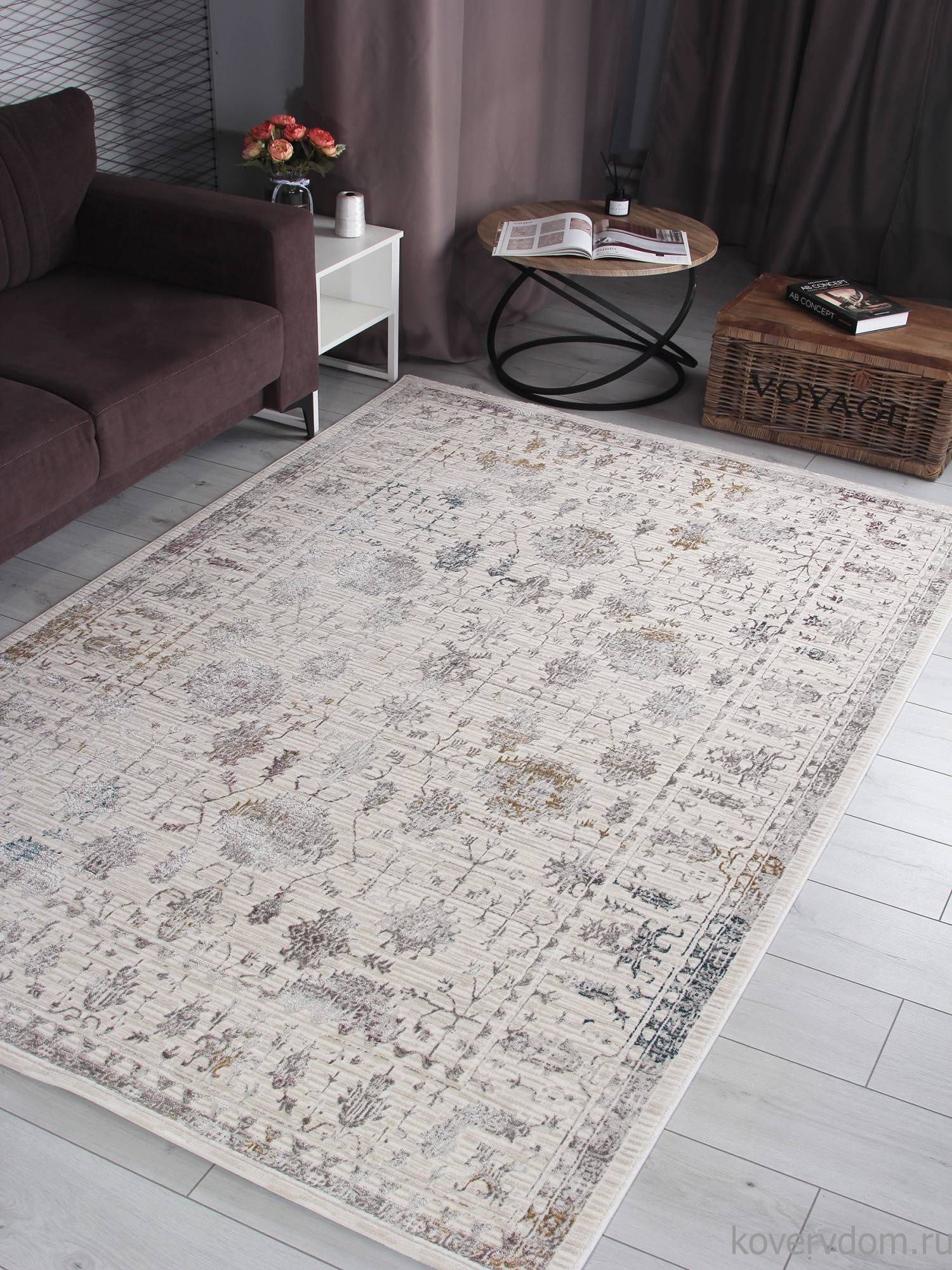 Ковер LILY 9308C S.WHITE / P.CREAM