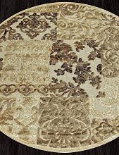 Современный круглый ковер GENOVA 938009 626260 Круг V