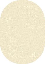 Шерстяной рельефный ковер Hunnu Relief ОВАЛ 6A980-001SO