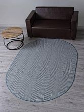 Овальный ковер голубой KAIR S156 BLUE Овал