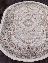 Ковер Ercaplan RODOS 7439A GREY / CREAM Овал