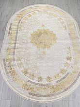 Ковер ZARINA A064A CREAM / GOLD FDY Овал