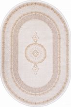 Ковер LISSABON-A SI026A BROWN / BROWN Овал