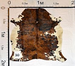 Меховой ковер из Италии-шкура ТРИКОЛОР BIG 30