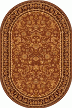 Овальный ковер обычный ворс DIGNUS Faress coppery ОВАЛ