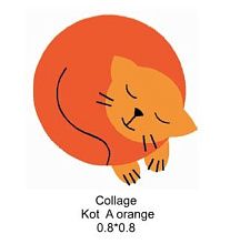 Ковер с котятами Кот оранжевый