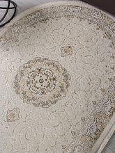 Ковер ZARINA M107A CREAM / CREAM Овал