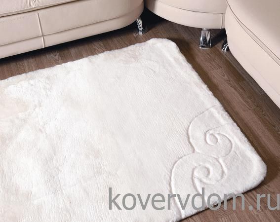 Ковер из стриженной  овчины SW05-01A белый