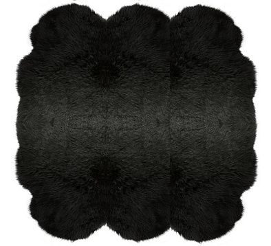 Овчина Новозеландская 6-ти шкурная черная 