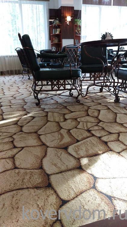 Полушерстяной 3D ковер CAMELOT