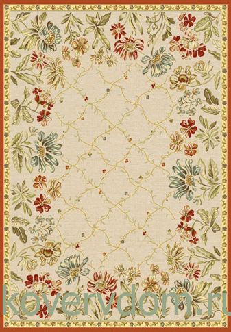 Ковер маленького размера GENOVA Цветы 38262 6282 60 (0.65*1.1)